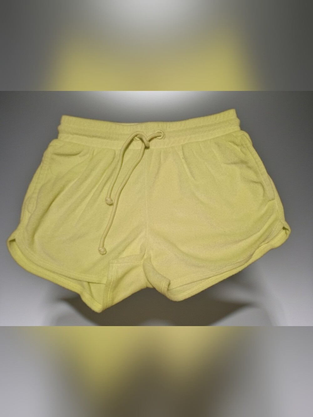 J. Crew Yellow Athletic Terry Lounge Shorts, XXS